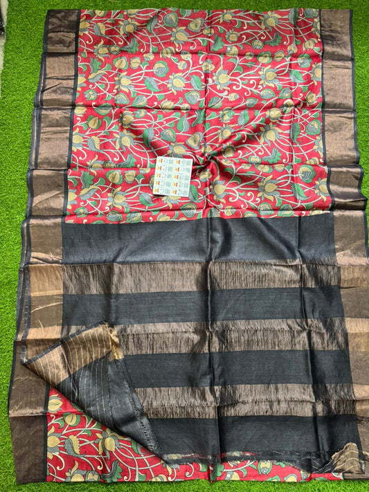 Pure Tussar Silk Saree