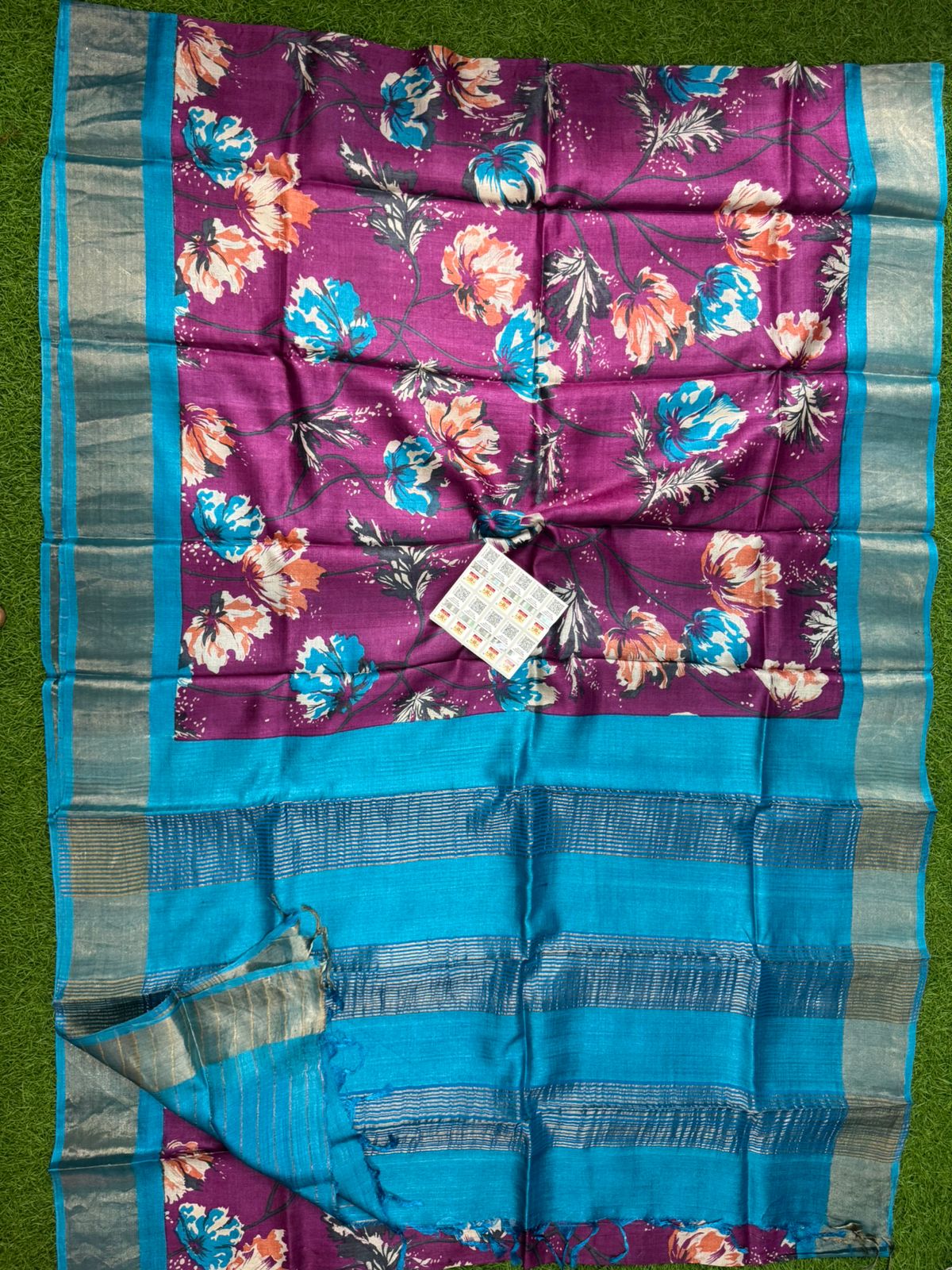 Pure Tussar Silk Saree