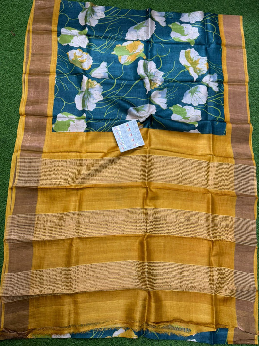 Pure Tussar Silk Saree