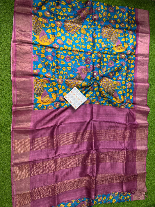 Pure Tussar Silk Saree