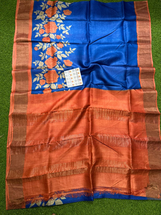 Pure Tussar Silk Saree