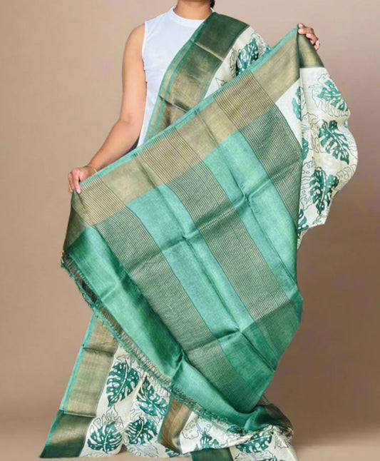 Pure Tussar Silk Saree