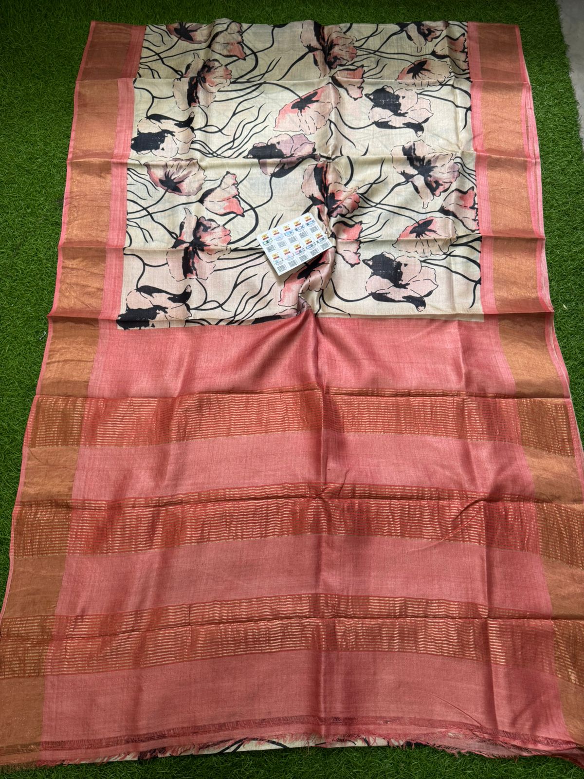 Pure Tussar Silk Saree