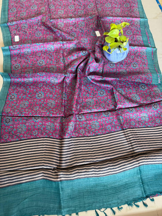 Pure Tussar Silk Saree