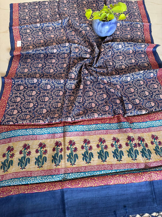 Pure Tussar Silk Saree