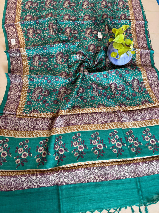Pure Tussar Silk Saree