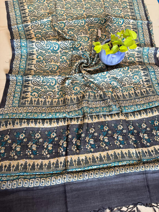Pure Tussar Silk Saree