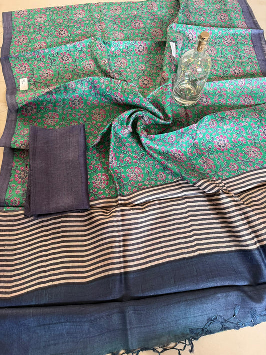 Pure Tussar Silk Saree