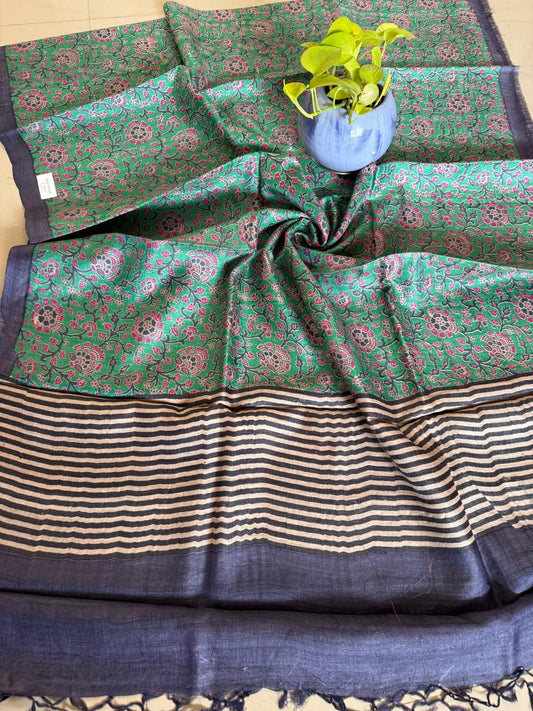 Pure Tussar Silk Saree