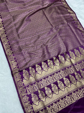 Brocade Mashru Katan Silk Saree