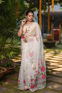 Pure Organza Silk Saree