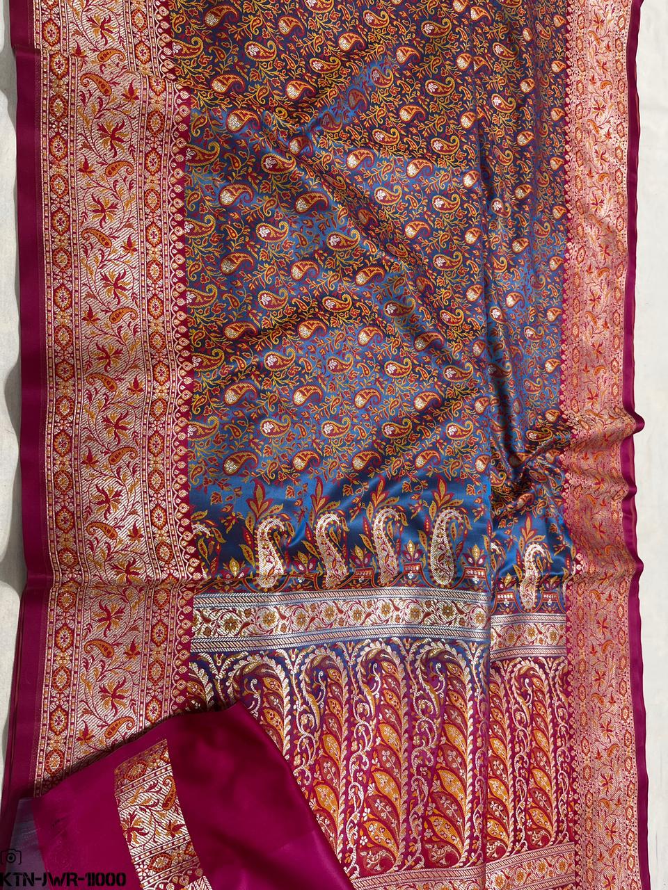 Banarasi Katan Jamawar Silk Saree