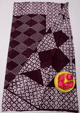 Pure Mulmul Cotton Hand Batik Saree