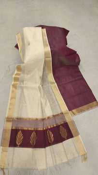 Handloom Maheshwari Soft Cotton Silk Saree