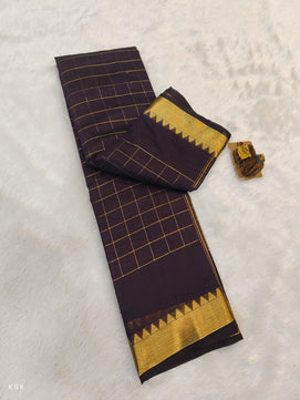 Mangalagiri Check Saree