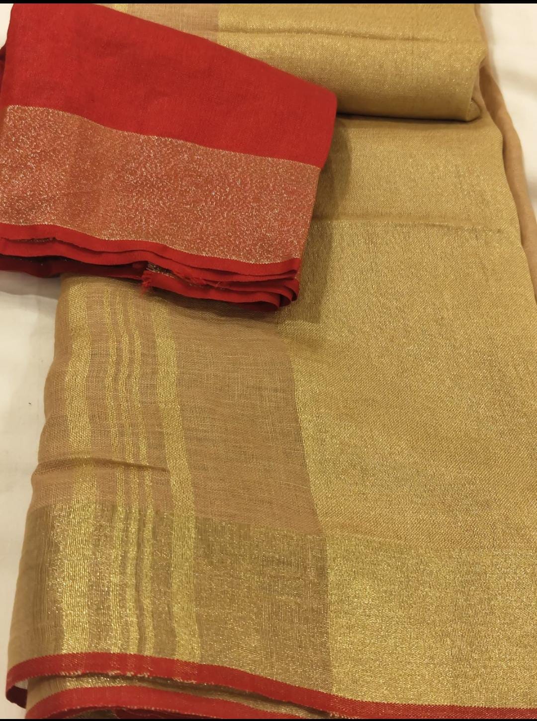 Semi Linen Saree (Style 1)
