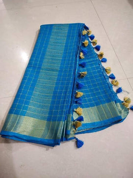 Semi Linen Saree (Style 1)