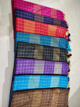 Semi Linen Saree (Style 1)