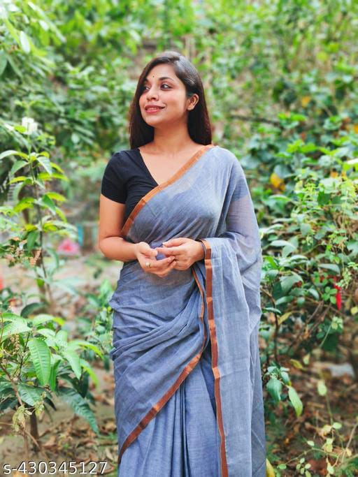 Cotton Slub Saree