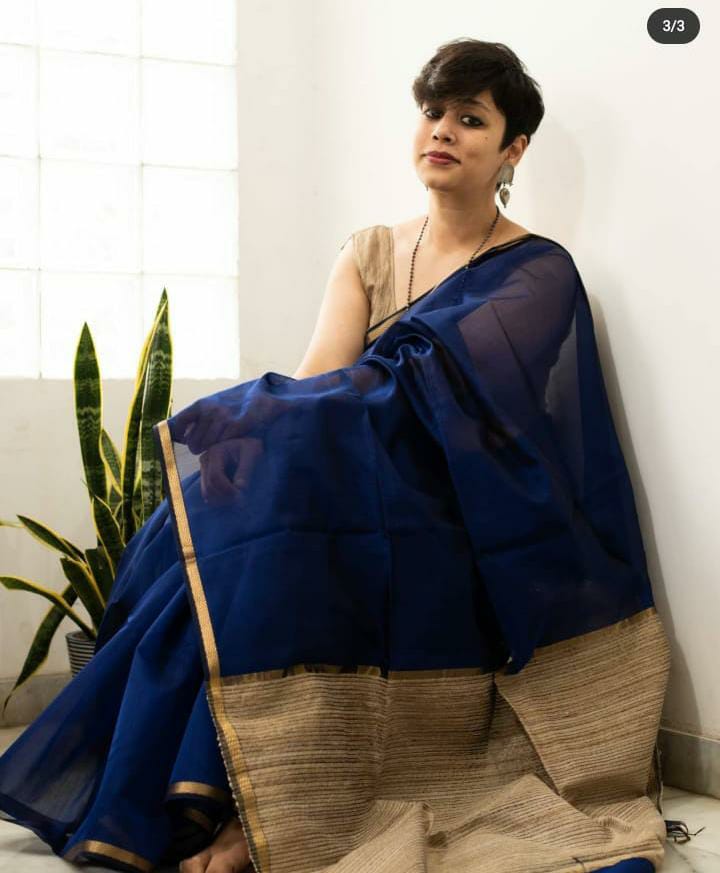 Silk Saree with Beautiful Weaving Design
