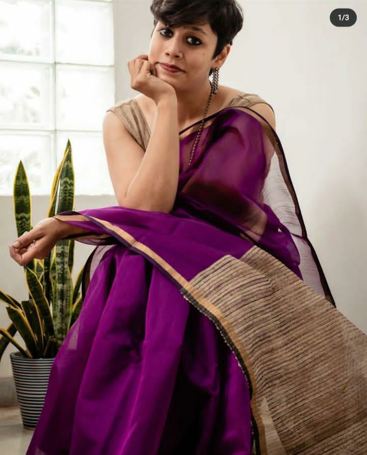 Silk Saree with Beautiful Weaving Design
