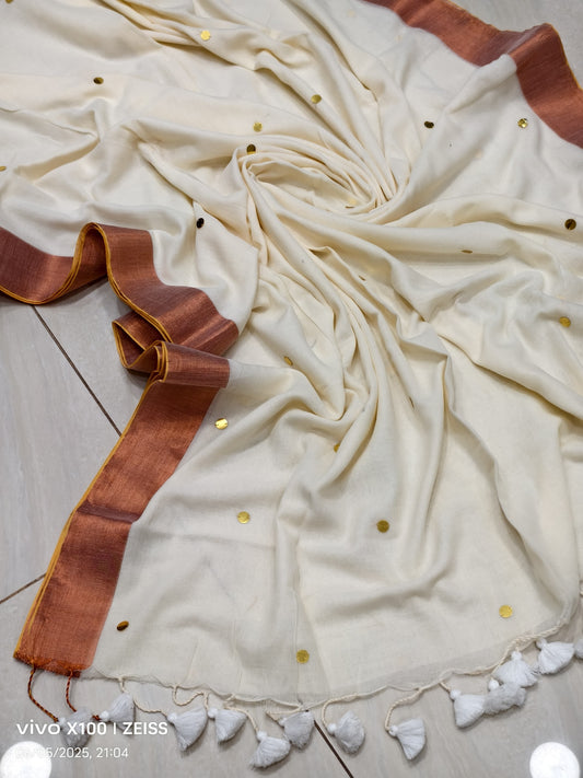 Mahapar Mulmul Cotton Saree