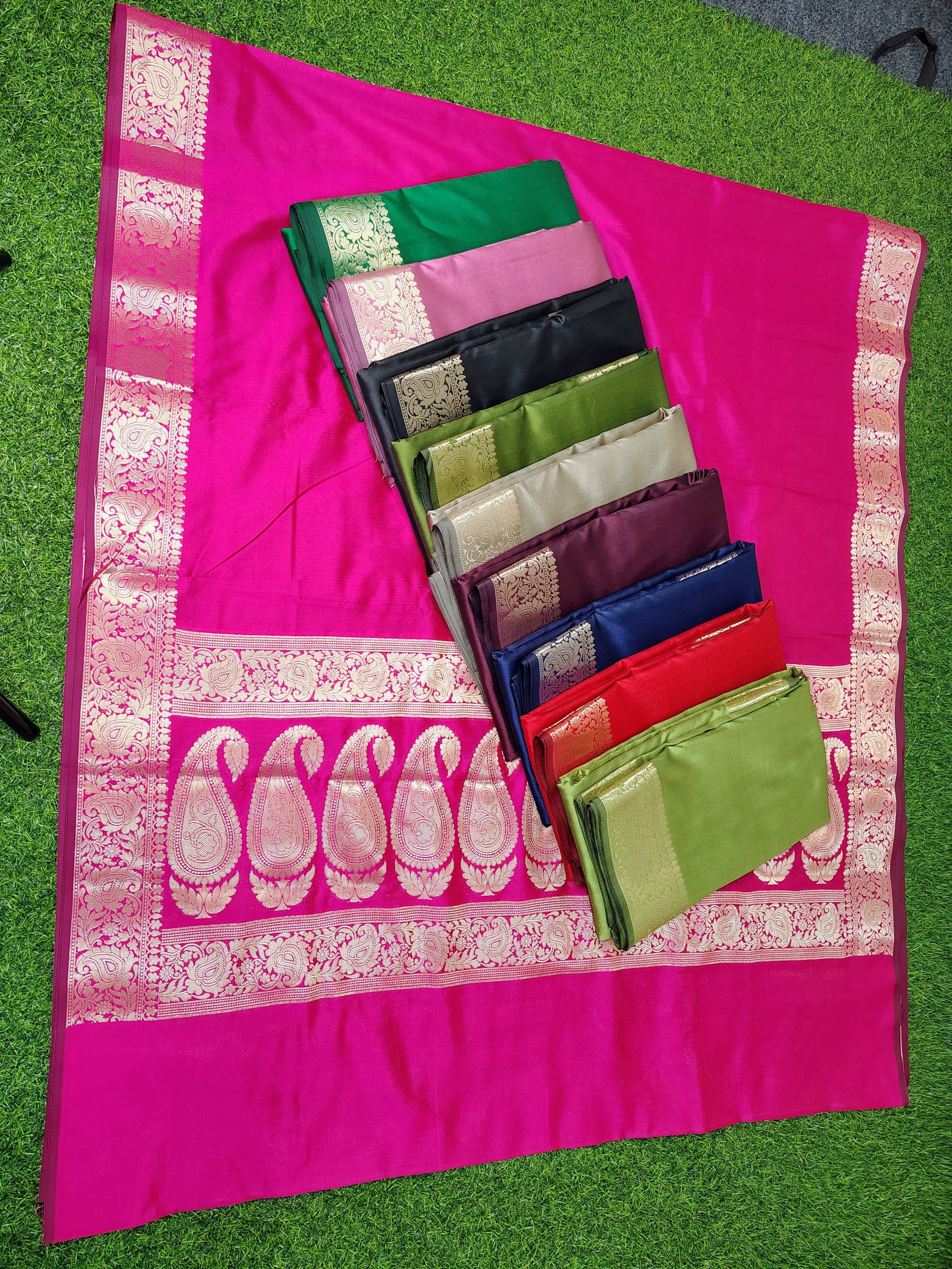 Beautiful Banarasi Soft Katan Silk Woven Saree