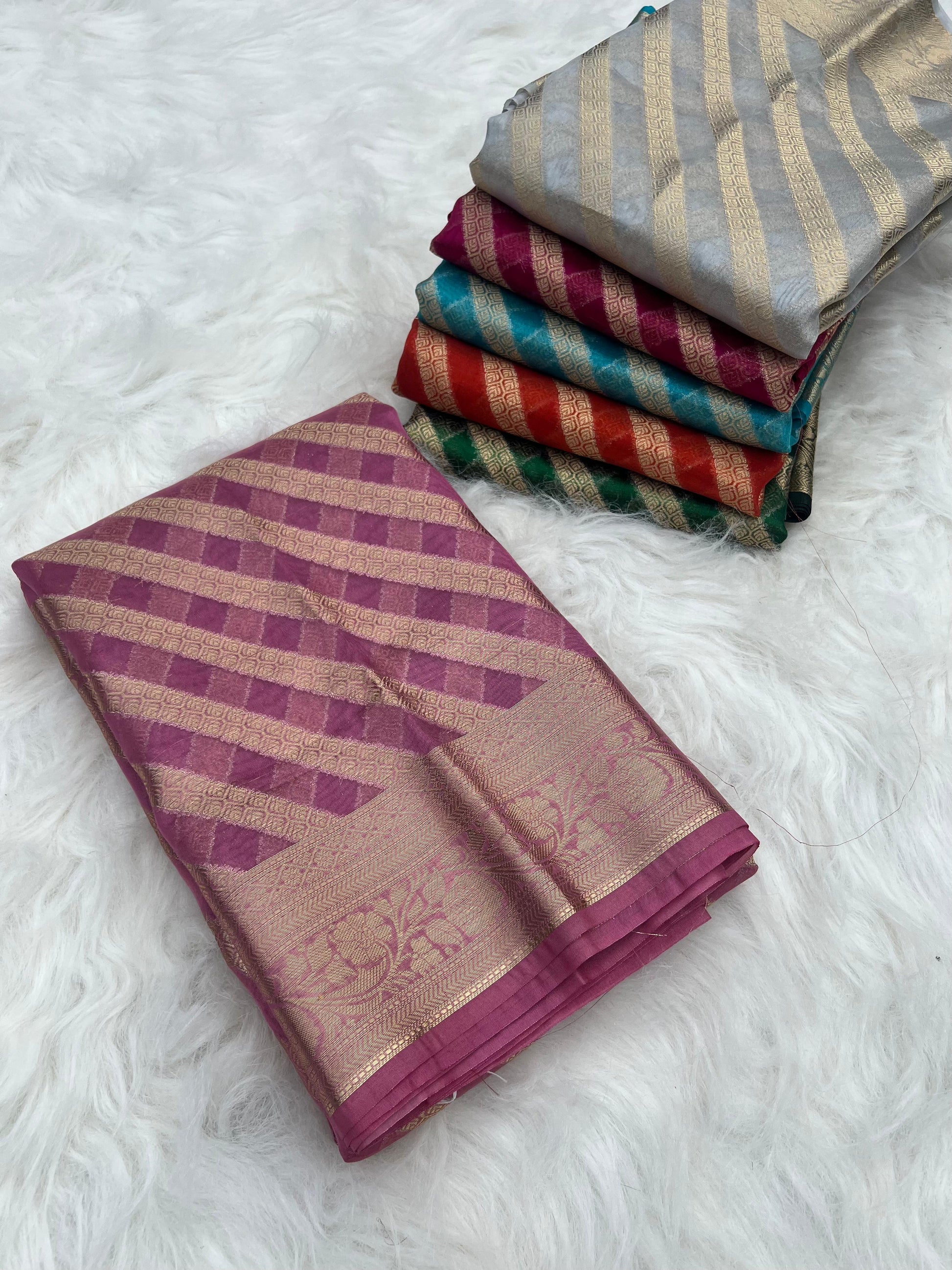 Banarasi Katan Georgette Saree
