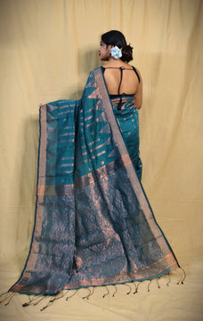Cotton Silk Jamdani Saree