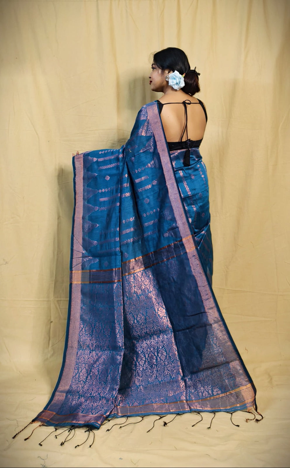 Cotton Silk Jamdani Saree