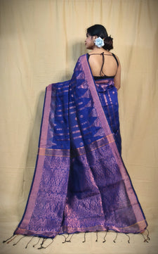 Cotton Silk Jamdani Saree