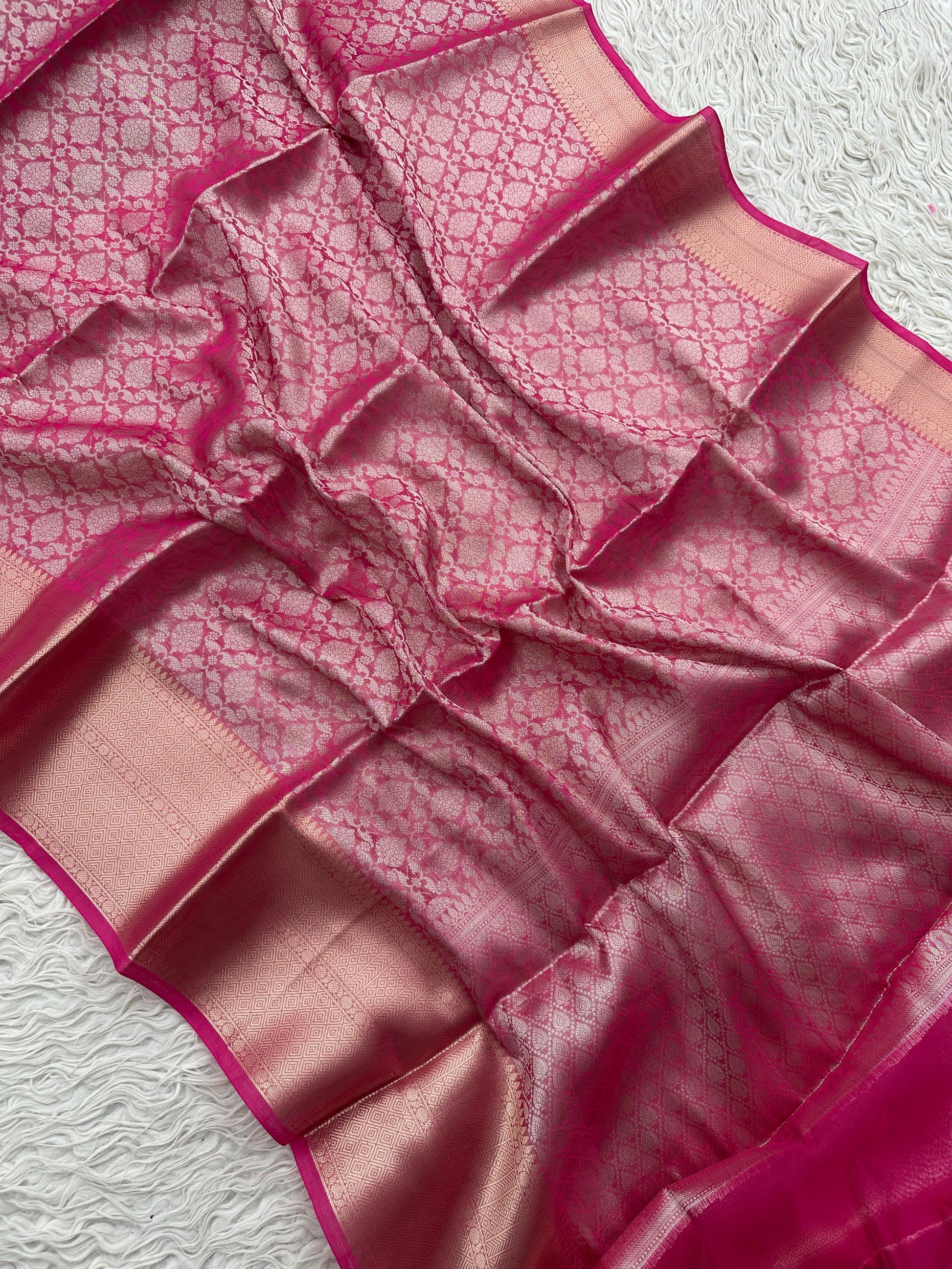 Banarasi Tissue Soft Silk Saree with Zari Elegance