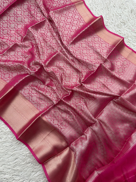 Banarasi Tissue Soft Silk Saree with Zari Elegance