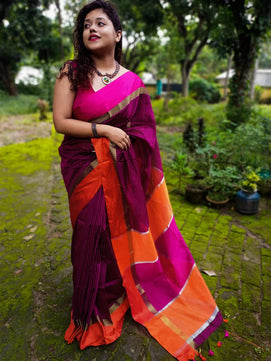 Maheshwari Check Saree