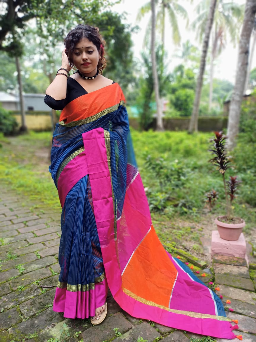 Maheshwari Check Saree