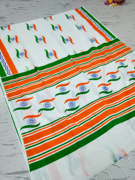 Independence Day Special – Cotton Print Saree