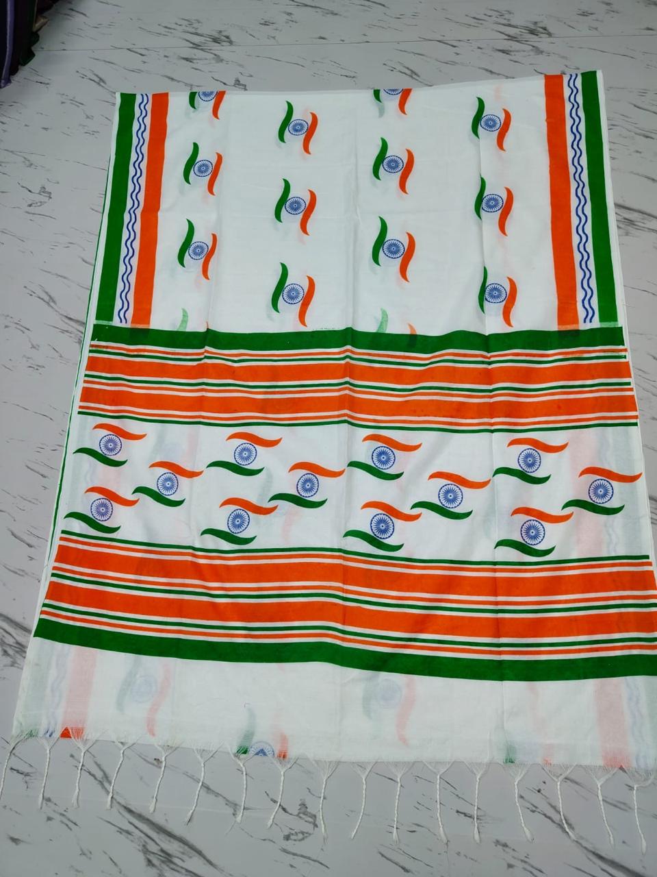 Independence Day Special – Cotton Print Saree