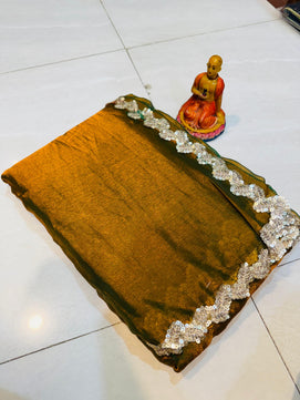 New Exclusive Tissue Saree with Soft Glossy Finish