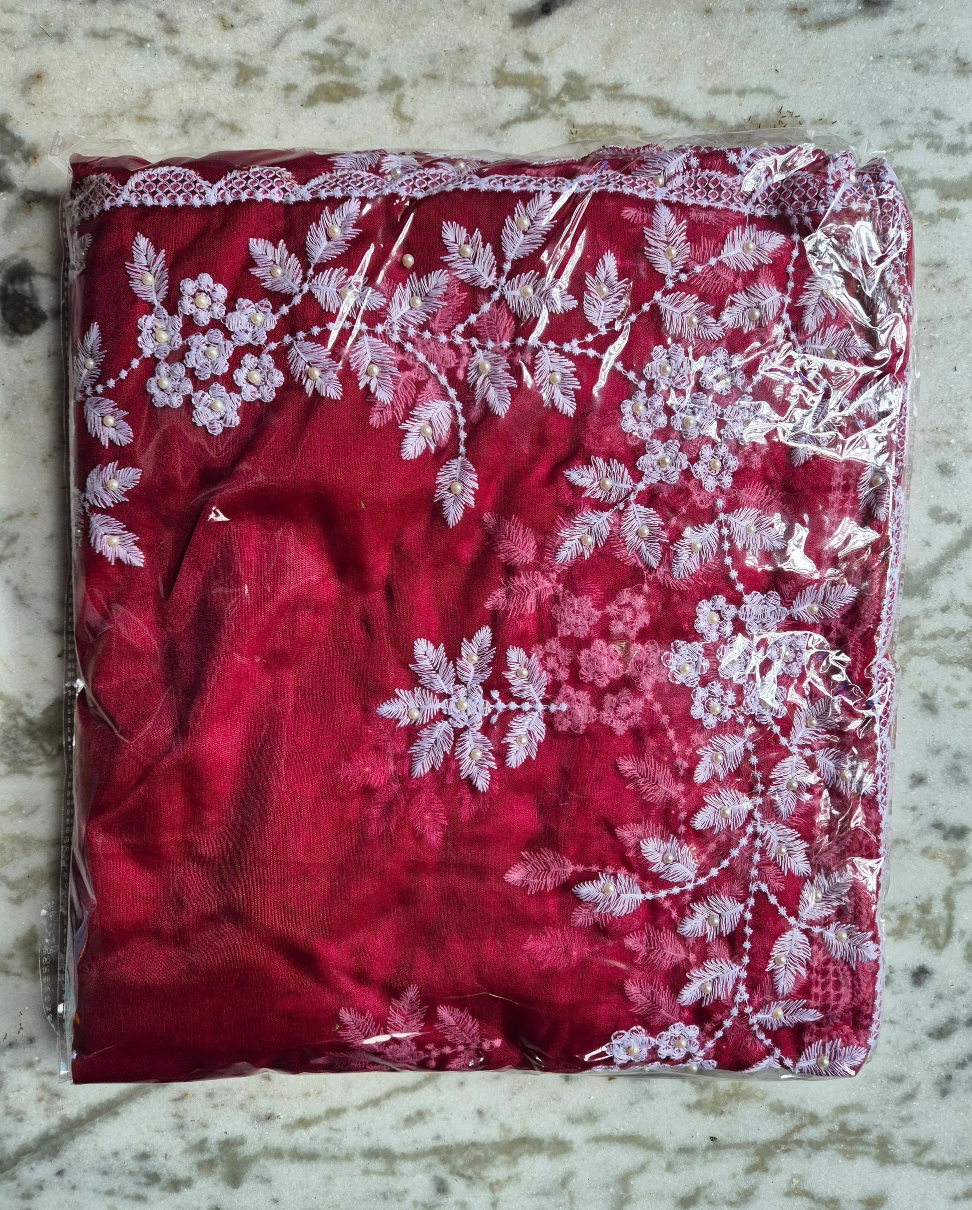 Premium Chiffon Saree with Hakoba Resham Blouse Piece