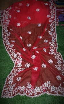 Premium Chiffon Saree with Hakoba Resham Blouse Piece
