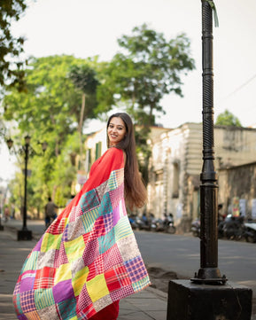 Mulmul Cotton Saree- Mixmatch Box Design