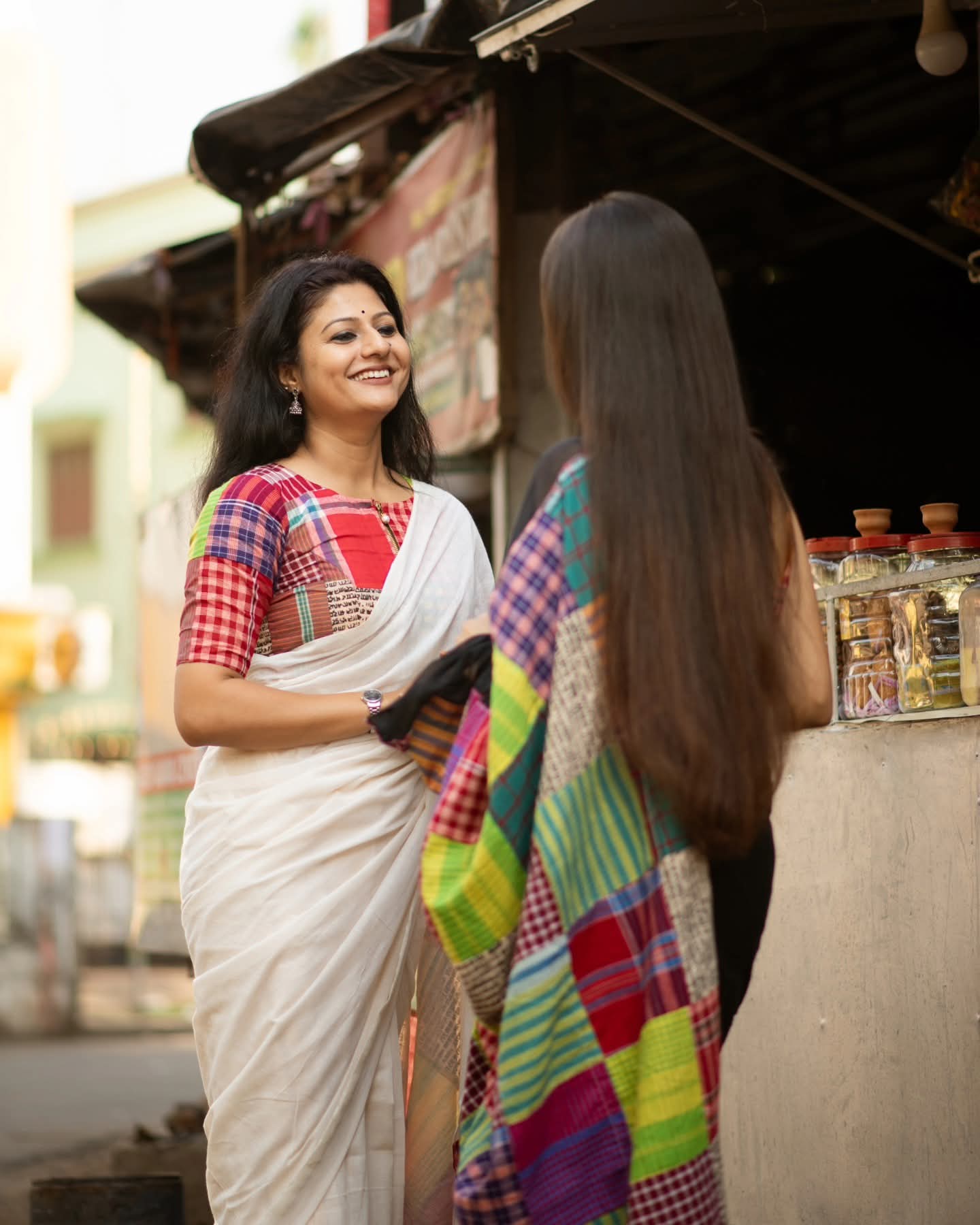 Mulmul Cotton Saree- Mixmatch Box Design
