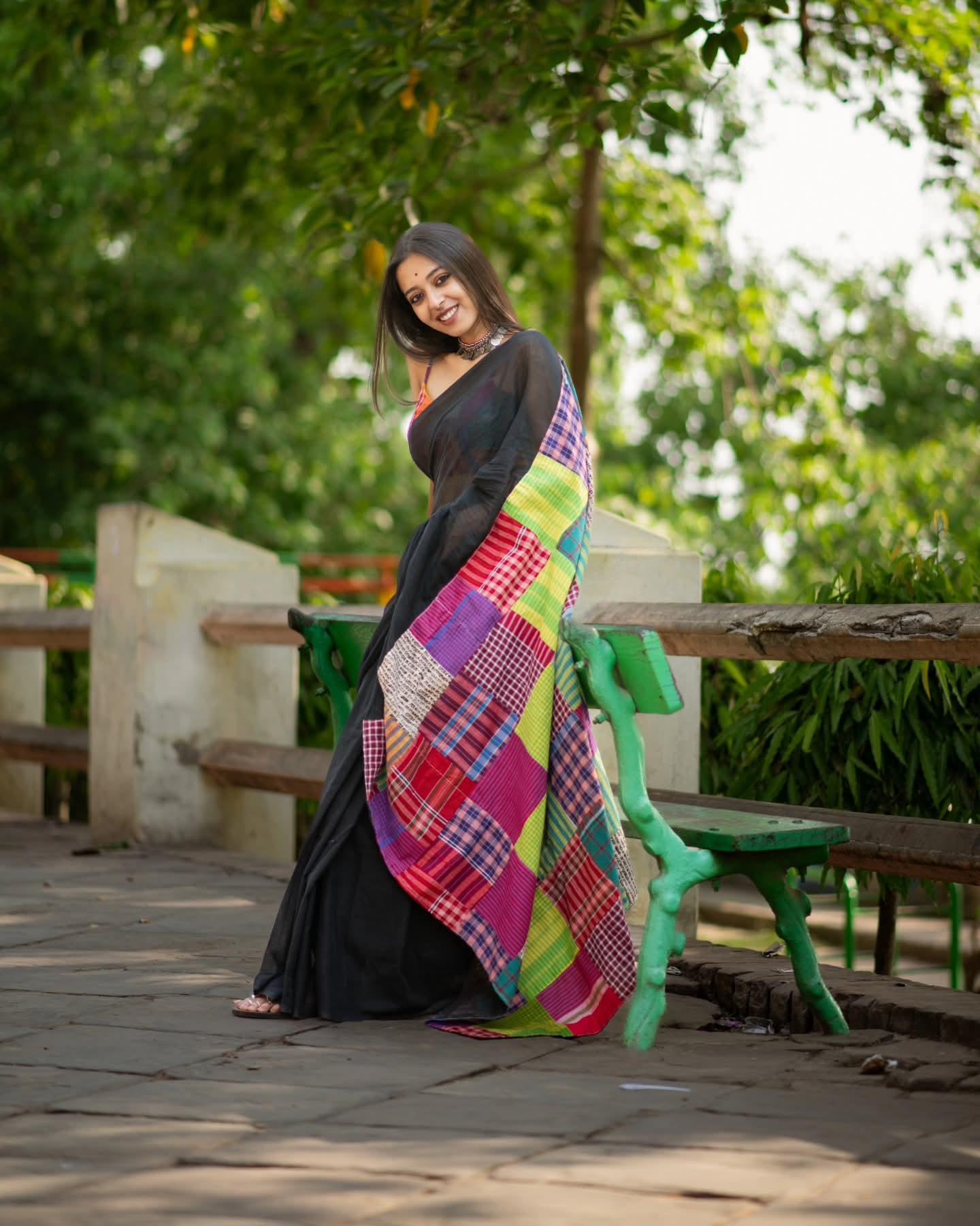 Mulmul Cotton Saree- Mixmatch Box Design