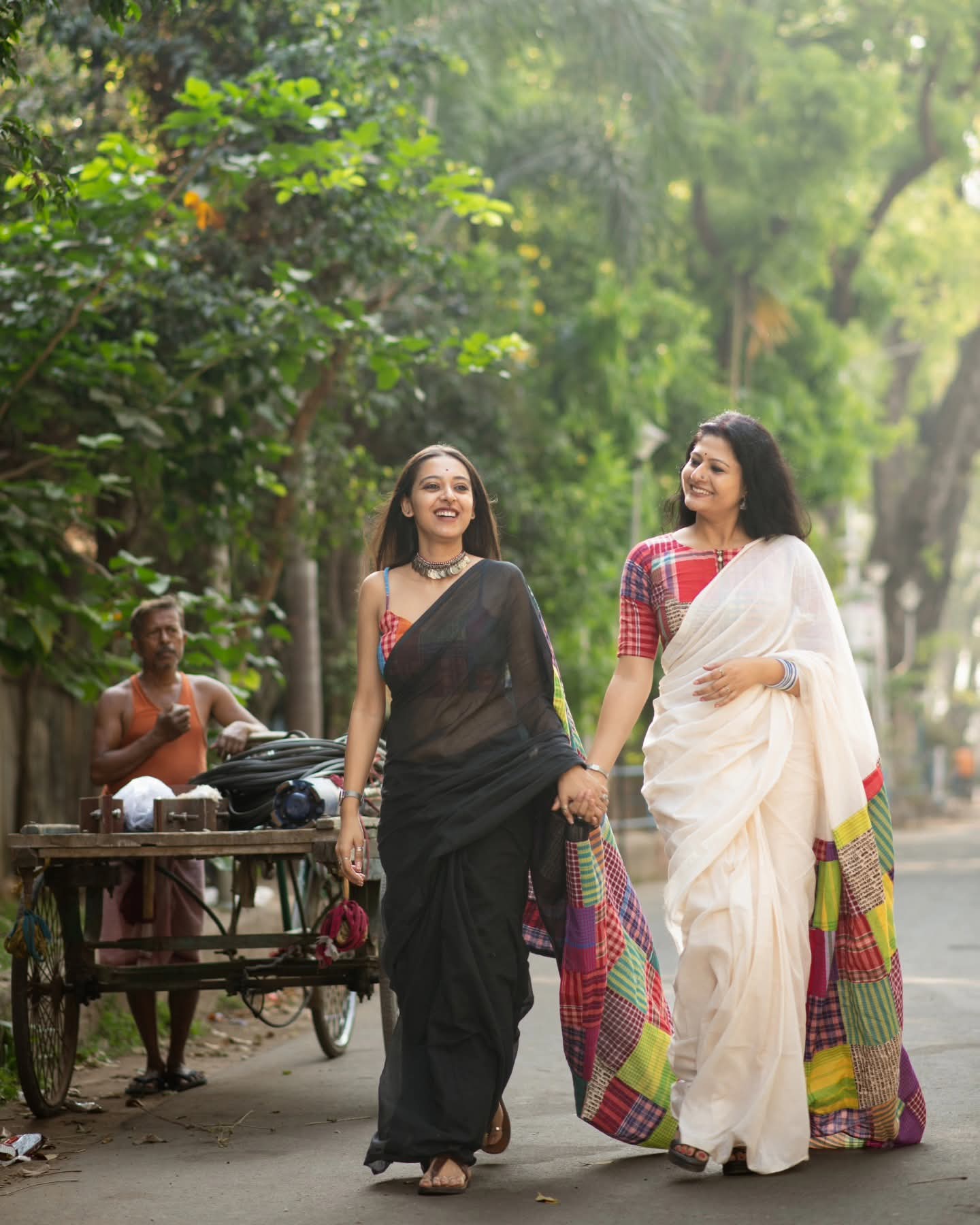 Mulmul Cotton Saree- Mixmatch Box Design