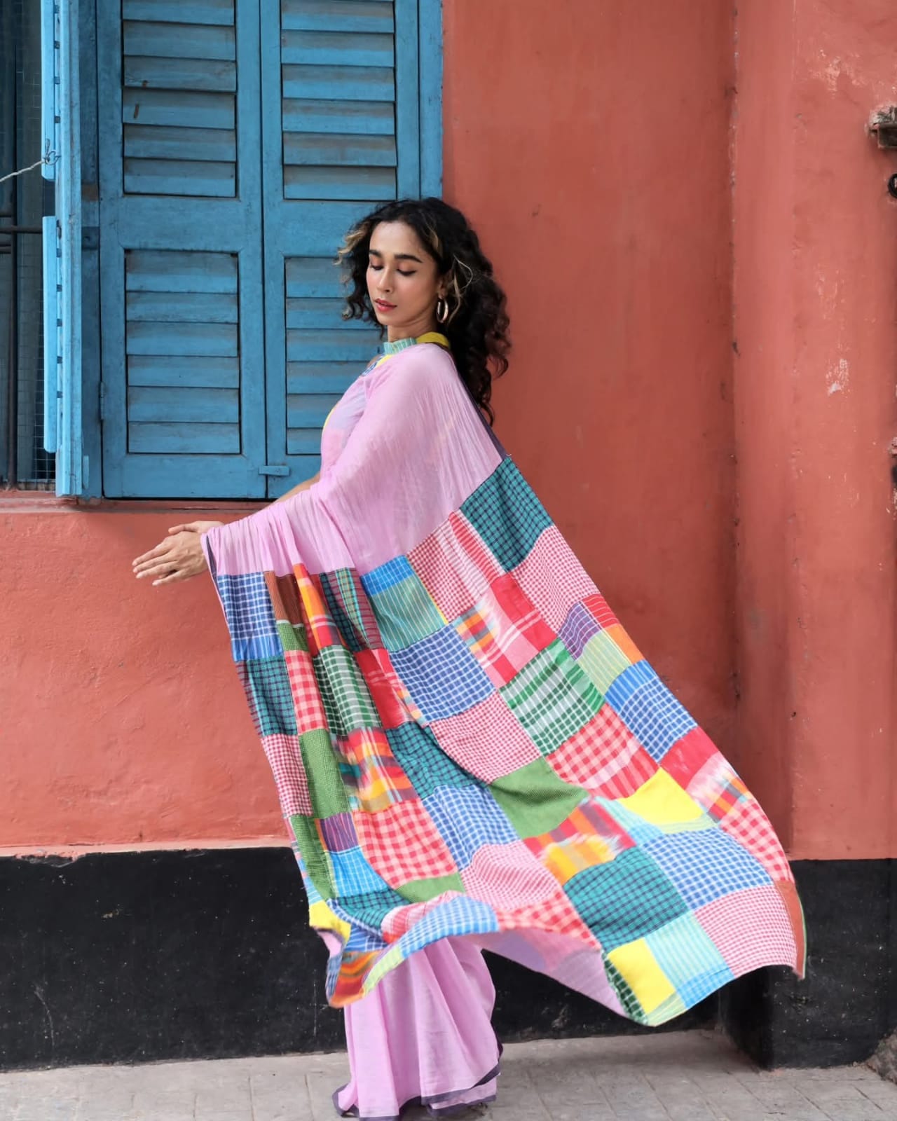 Mulmul Cotton Saree- Mixmatch Box Design
