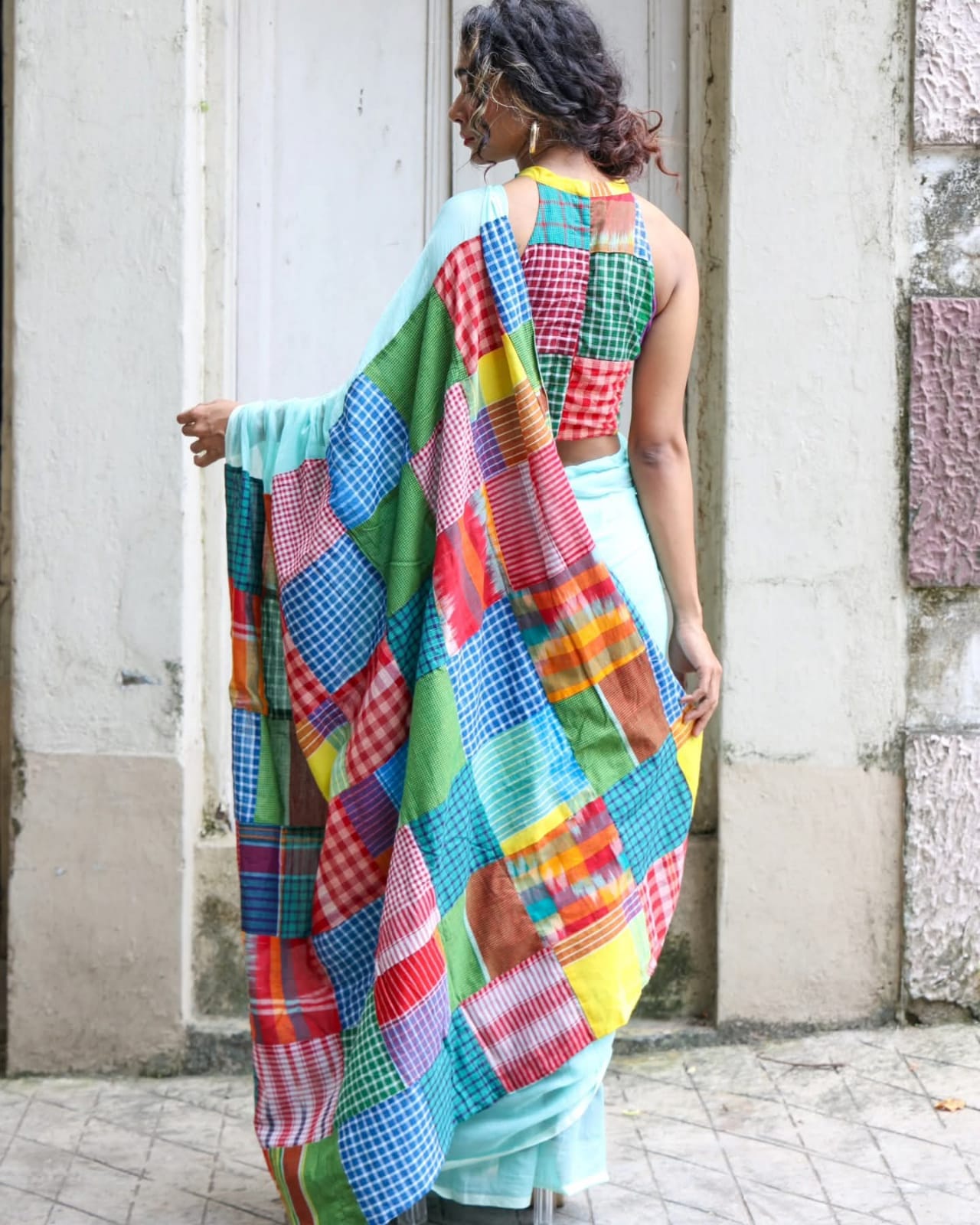 Mulmul Cotton Saree- Mixmatch Box Design