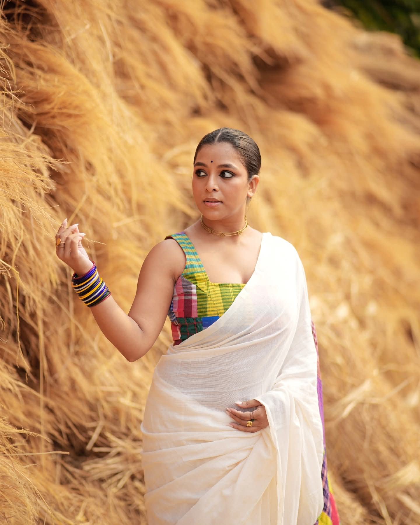 Mulmul Cotton Saree- Mixmatch Box Design