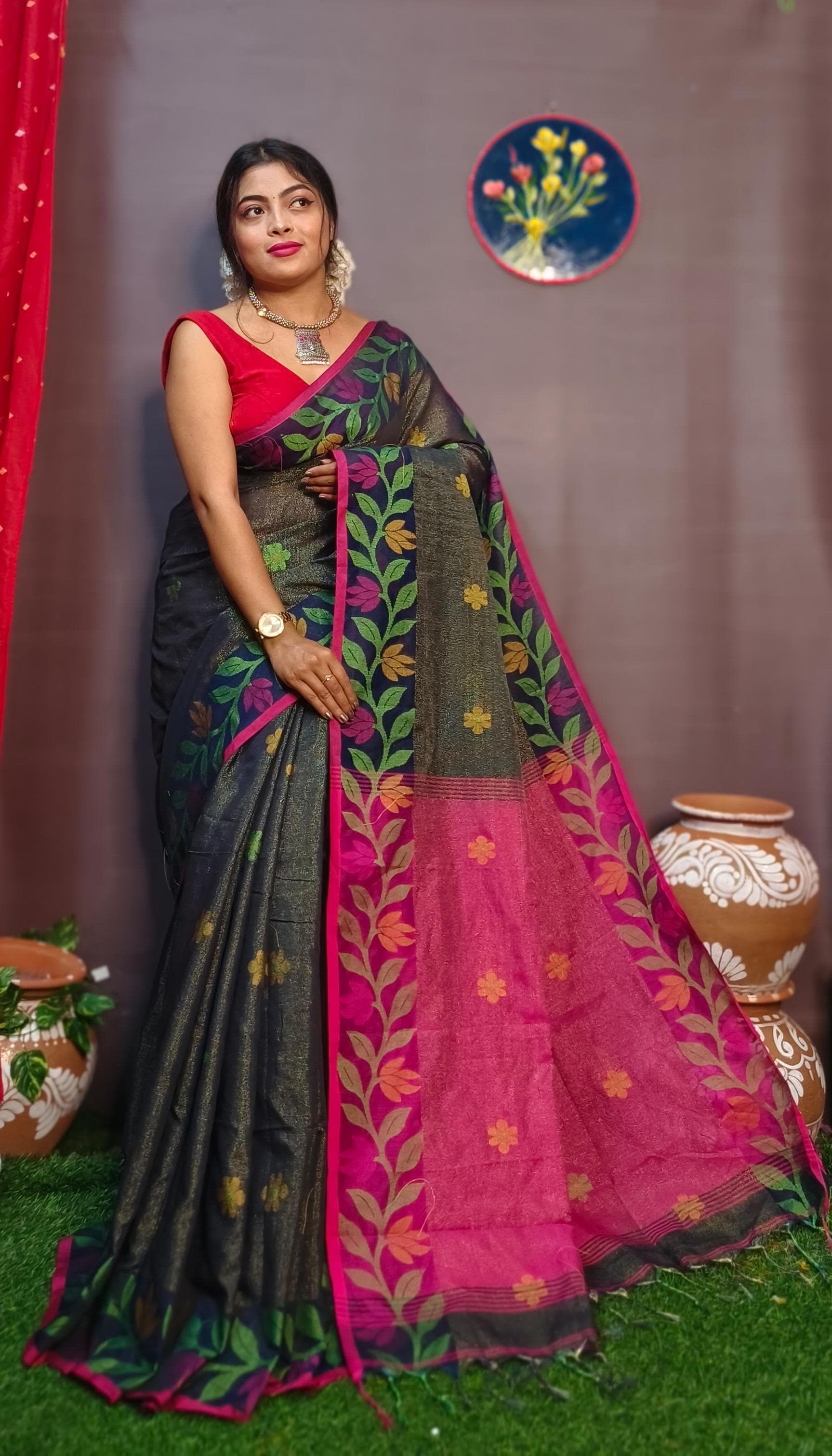 Handloom Tissue Saree