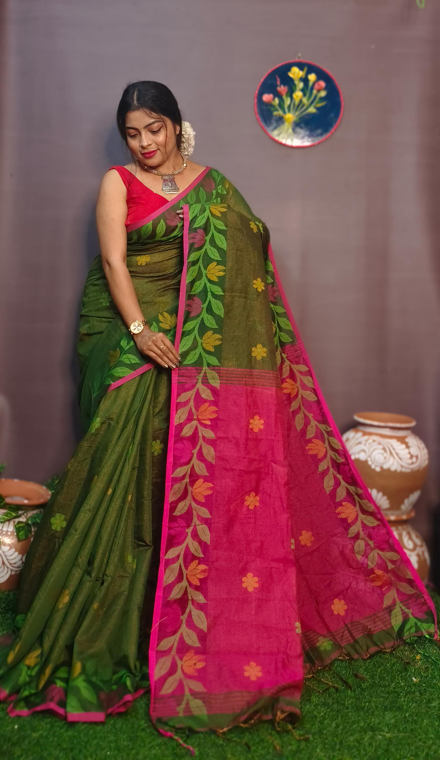Handloom Tissue Saree
