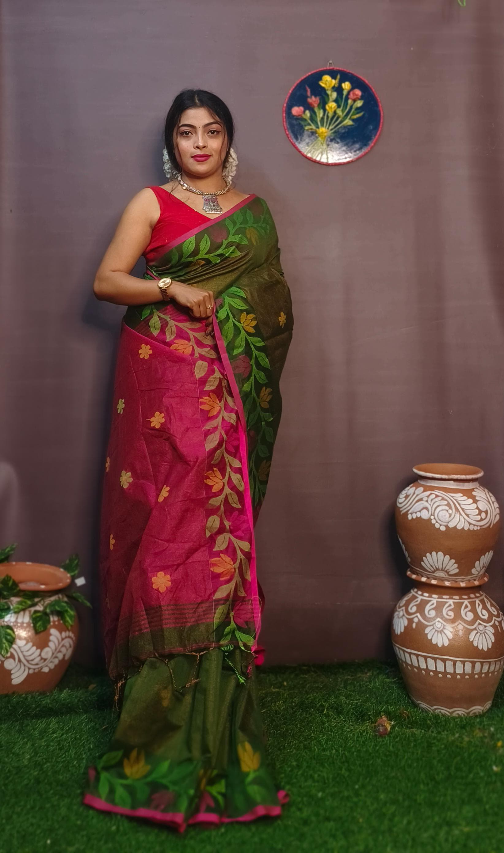 Handloom Tissue Saree